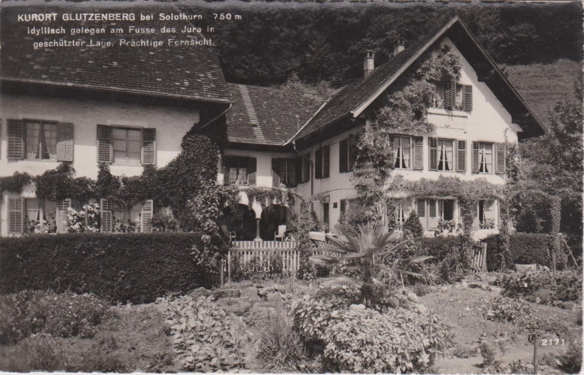 <p>Glutzenberg Kurort bei G&uuml;nsberg Nr.2171 , Karte Top Zustand gelaufen</p>