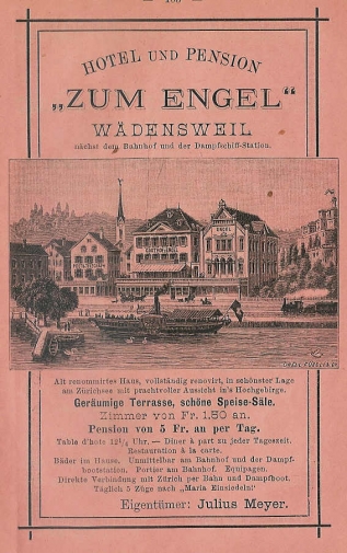 <p>1875 - 19.2  Hotel und Pension Engel</p>