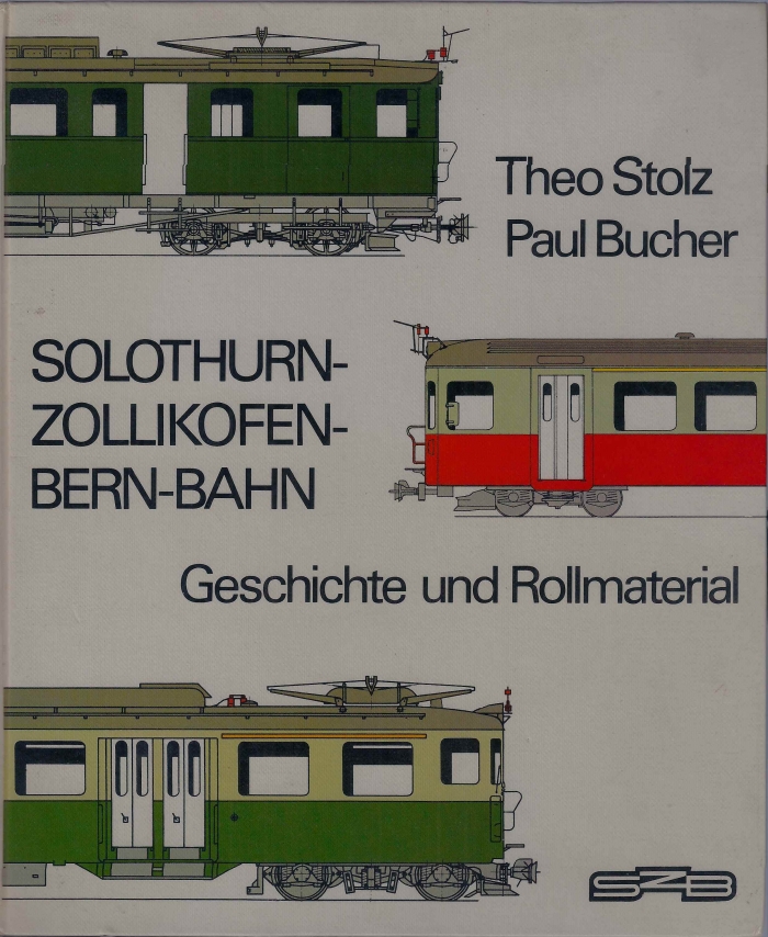 <p>Solothurn-Zollikofen-Bern-Bahn, Geschichte und Rollmaterial , Buch Top Zustand</p>